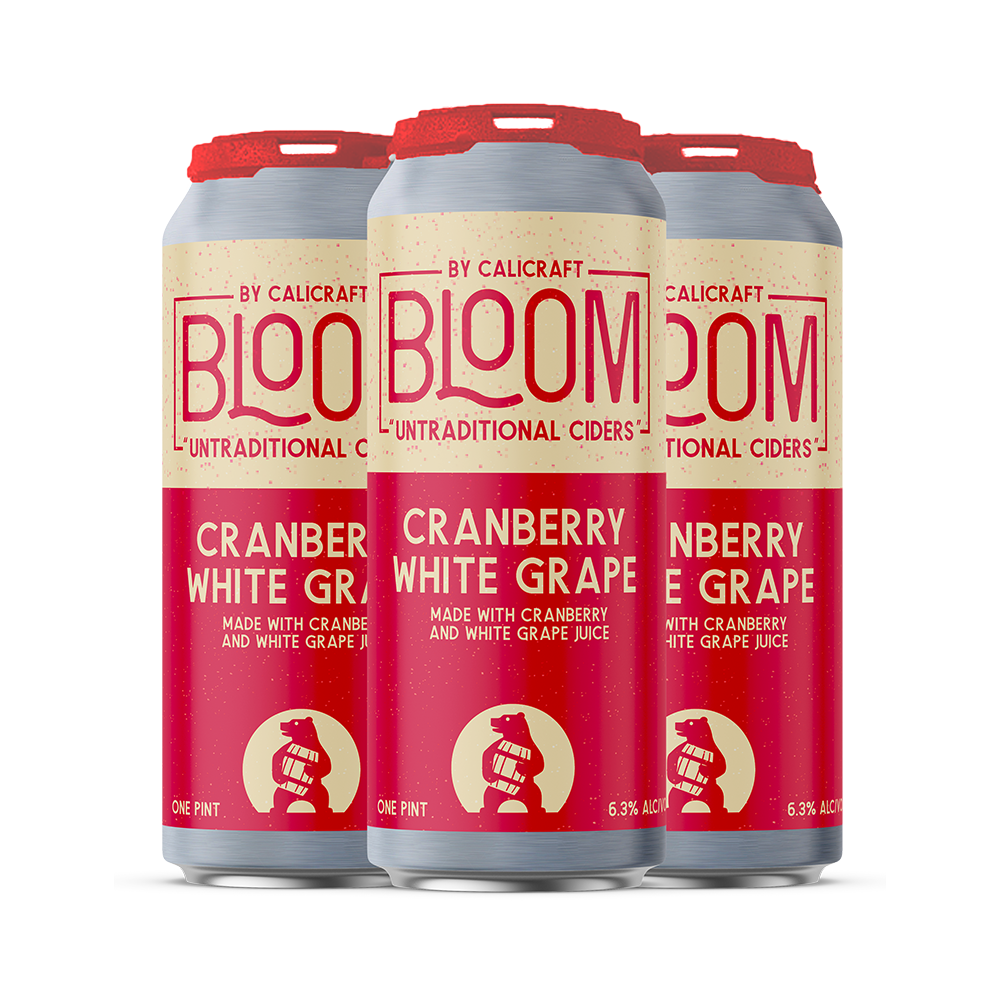 Bloom Cranberry White Grape - 4-Pack