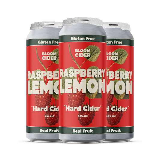Bloom Cider Raspberry Lemon - 4-Pack