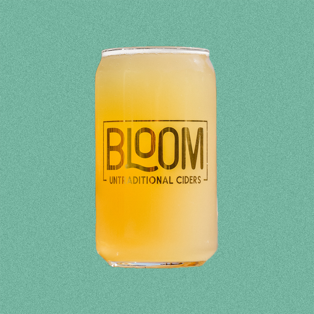 Logo Can Glass - Bloom: Untraditional Ciders