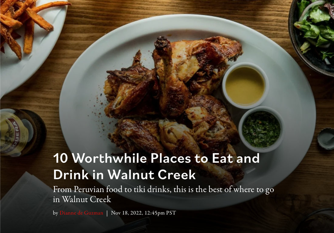 Calicraft is named one of Eater SF's top places to eat and drink in Walnut Creek!