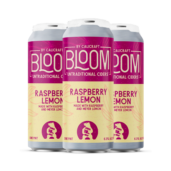 Bloom Raspberry Lemon - 4-Pack – Calicraft Brewing Co