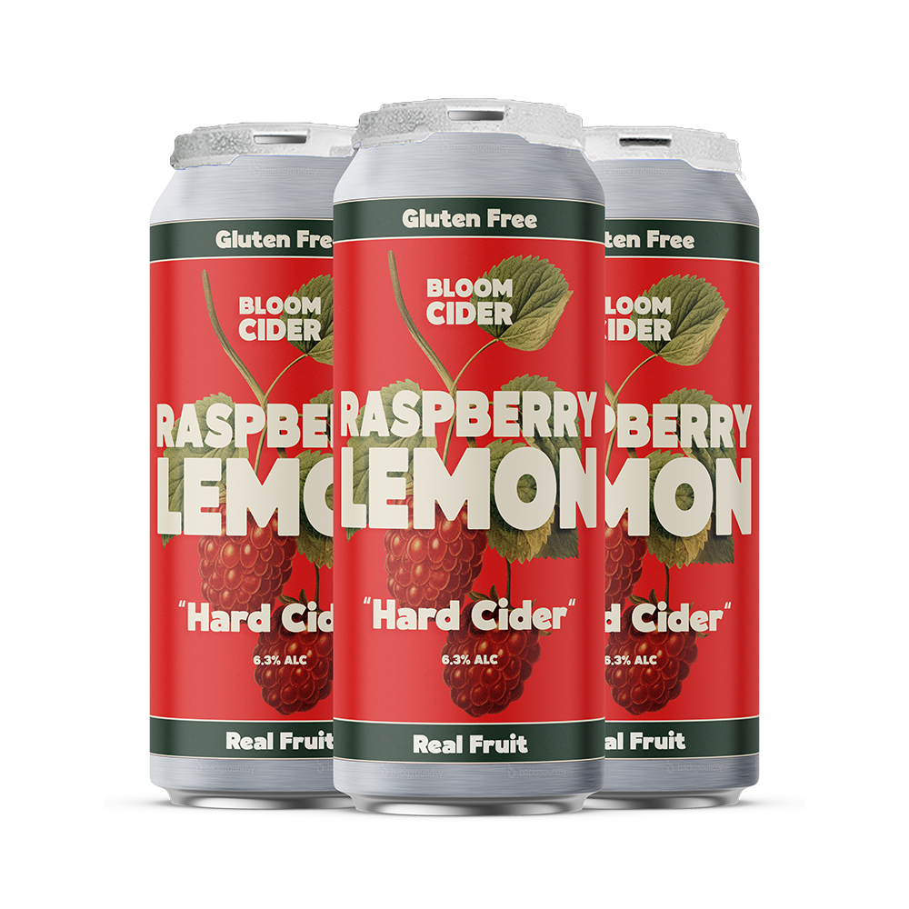 Bloom Cider Raspberry Lemon - 4-Pack